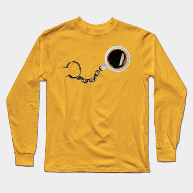 Caffeine addicted Long Sleeve T-Shirt by brain360